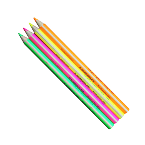 128 64 형광색연필